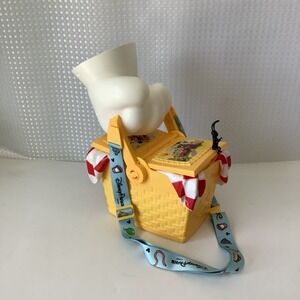 Disney Parks Mickey & Minnie's Runaway Railway Perfect Picnic Basket Popcorn Buc